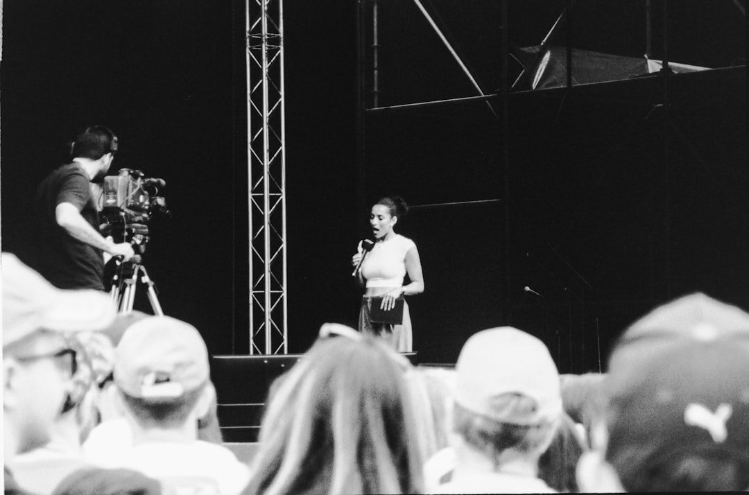 celebrity interview on stage