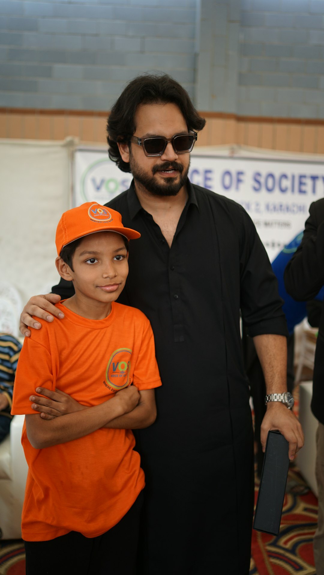 famous actor at charity event