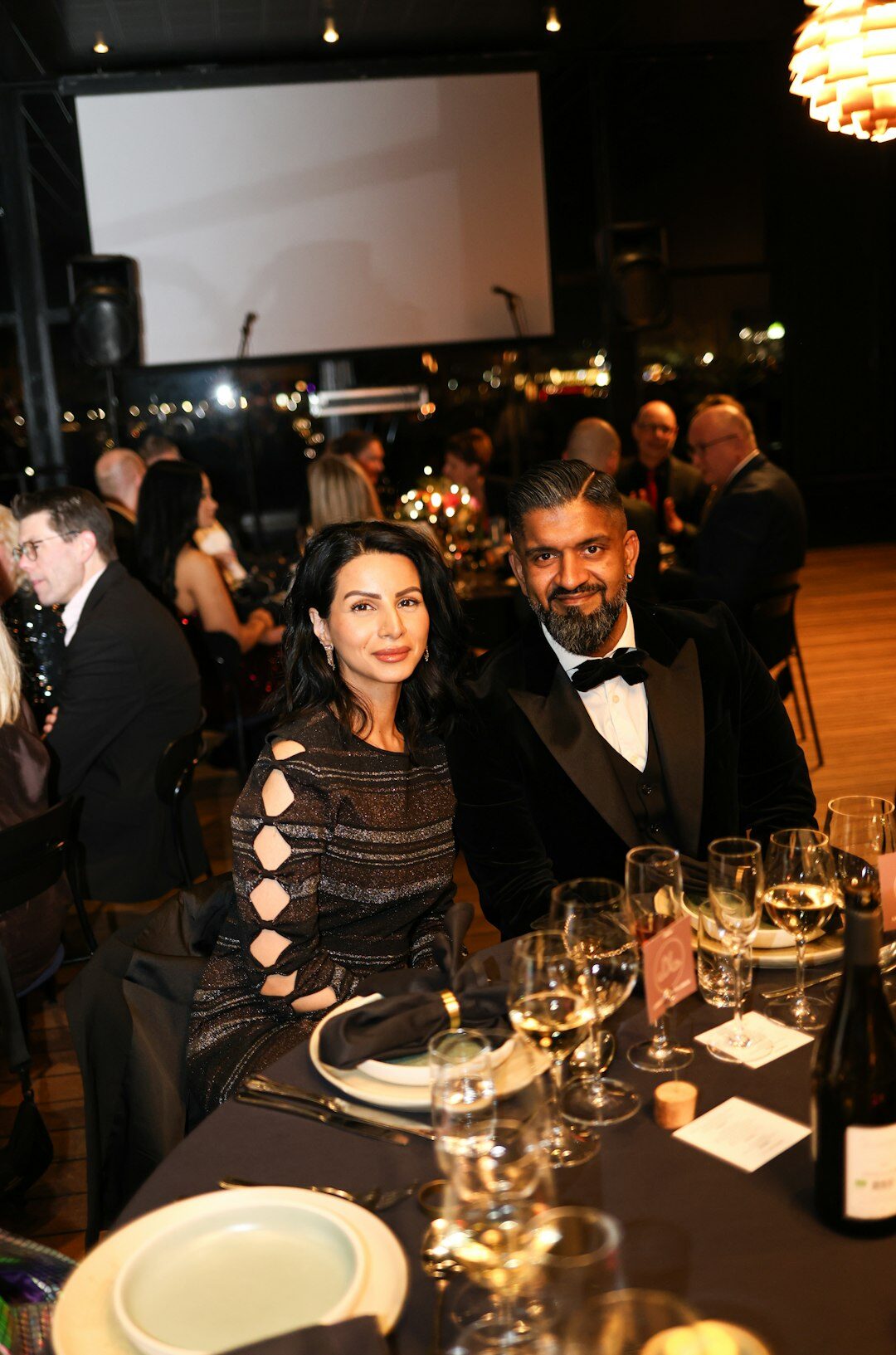 celebrity at social event